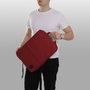 Zoozie Bags Bolsa para Portátil Resistente al Agua Rojo Claret